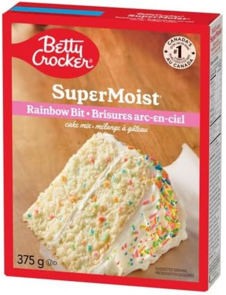 Betty Crocker Super Moist Rainbow Cake Mix (Canada) 375g - Candy Mail UK