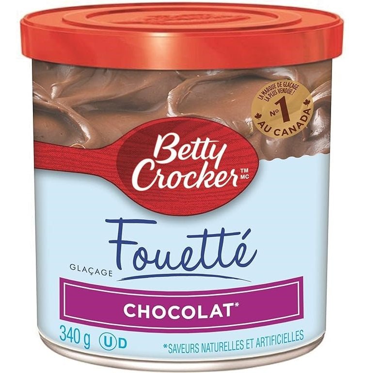 Betty Crocker Whipped Frosting Chocolate (Canada) 340g - Candy Mail UK