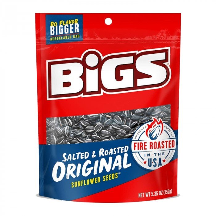 Bigs Original Salted & Roasted Sunflower Seeds 152g - Candy Mail UK