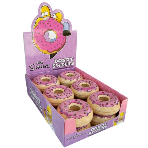 Boston America Simpsons Donut Candy Tin 42.5g - Candy Mail UK