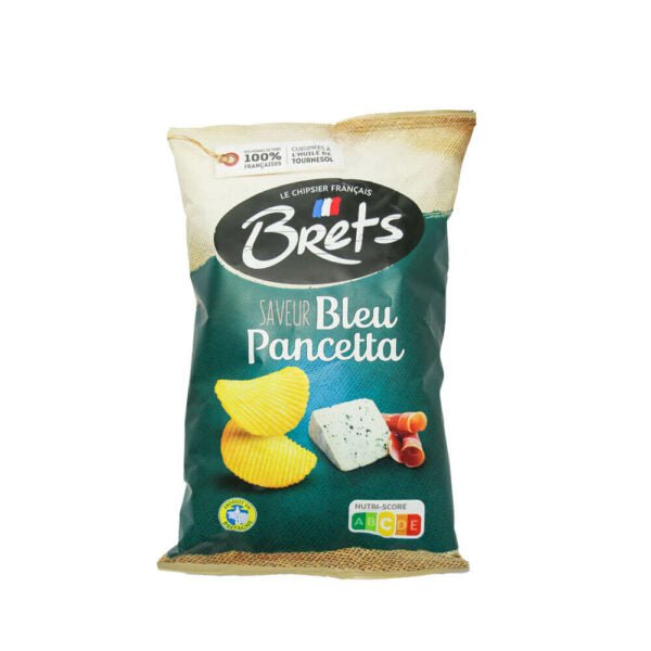 Bret’s Blue Cheese and Pancetta Crisps 125g (France) - Candy Mail UK