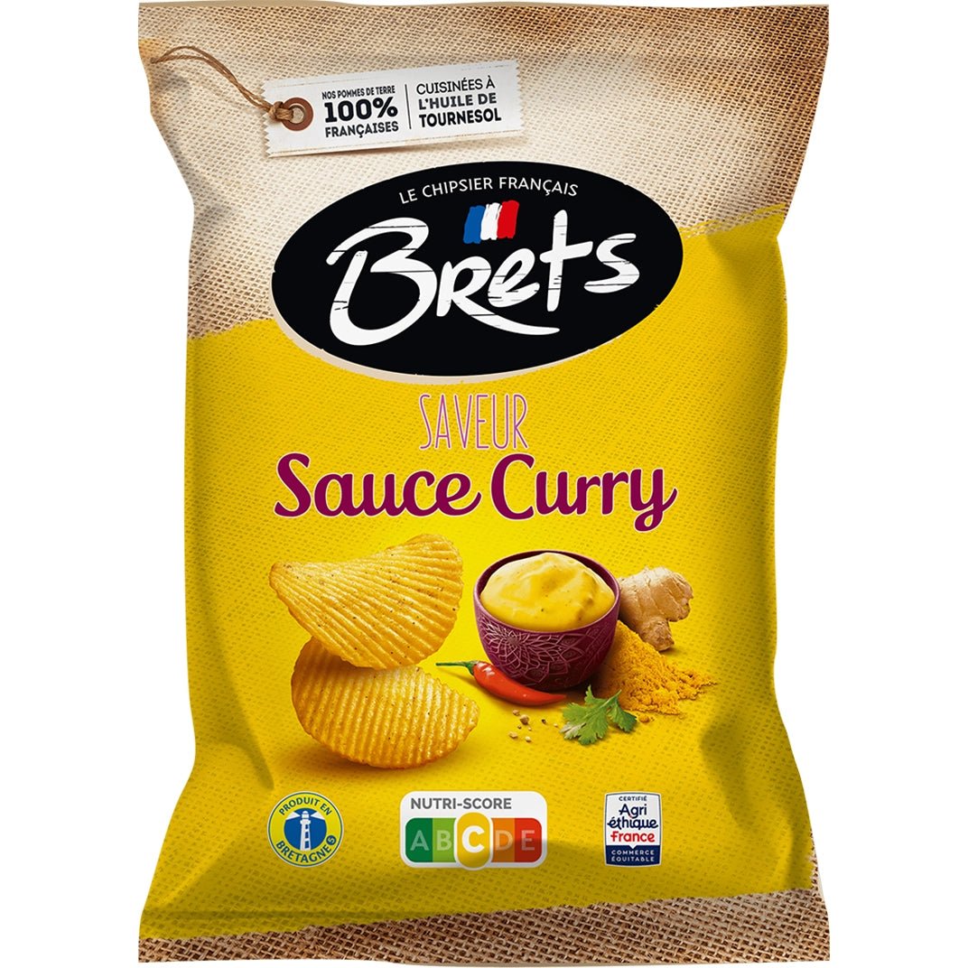 Brets Chips Sauce Curry 125g - Candy Mail UK