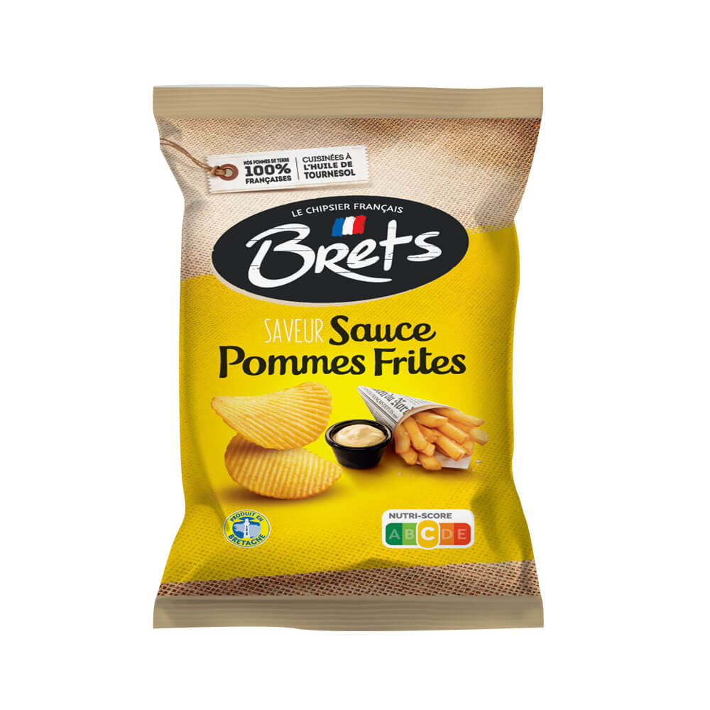 Bret’s French Fries Sauce Crisps 125g (France) - Candy Mail UK