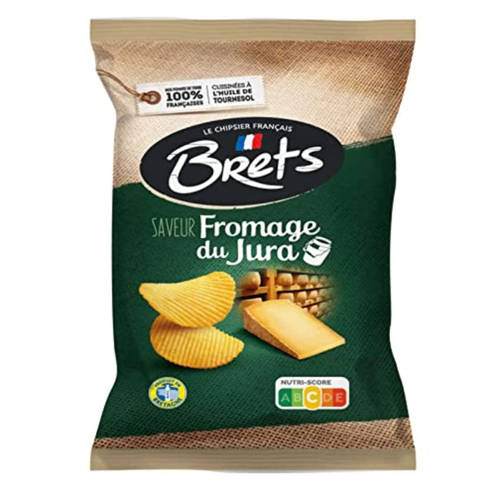 Bret’s Fromage Du Jura Crisps 125g (France) - Candy Mail UK