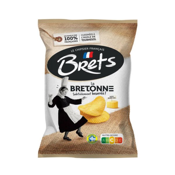 Bret’s Salted Butter Crisps 125g (France) - Candy Mail UK