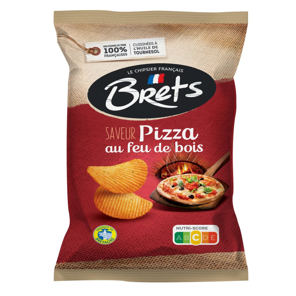 Bret’s Wood Fired Pizza Crisps 125g (France) - Candy Mail UK