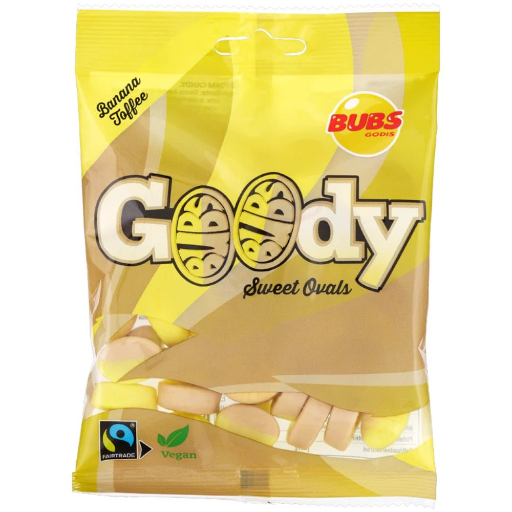 Bubs Goody Banana Toffee (Sweden) 90g - Candy Mail UK