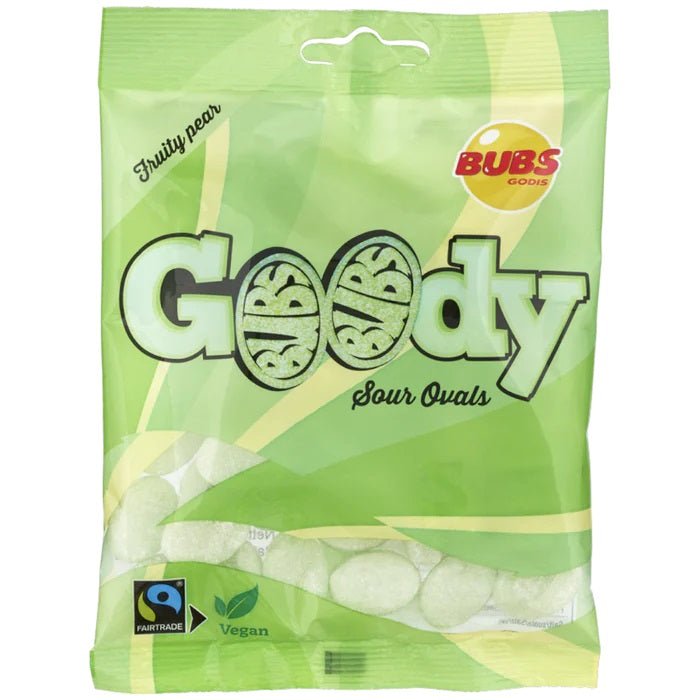 Bubs Goody Fruity Pear (Sweden) 90g - Candy Mail UK