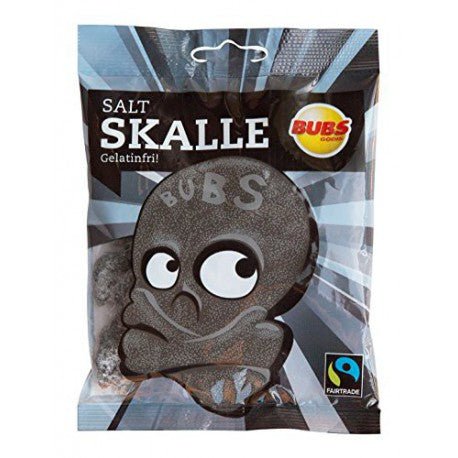 Bubs Goody Salt Skalle (Sweden) 90g - Candy Mail UK