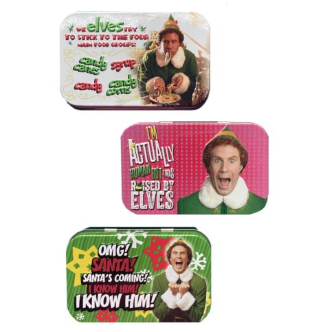 
                  
                    Buddy the Elf Pass the Syrup Tin 42.5g - Candy Mail UK
                  
                