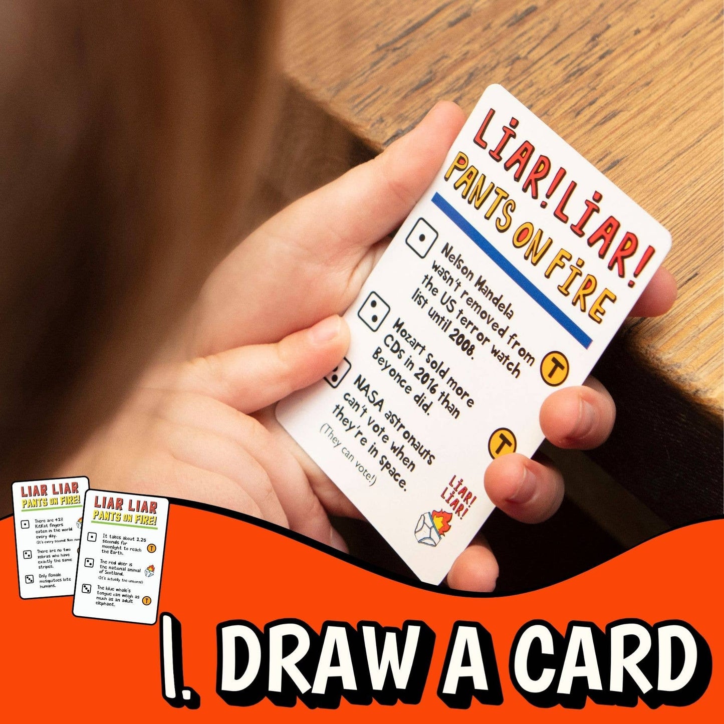 
                  
                    Liar Liar Pants on Fire – Family True or False Card Game
                  
                