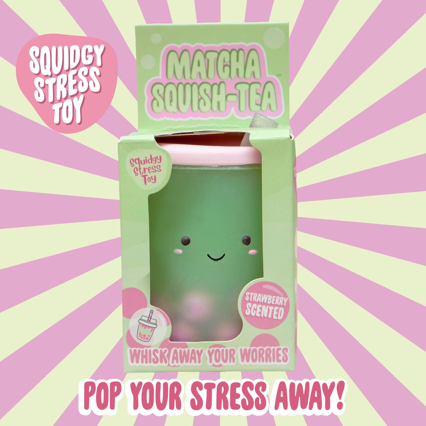 
                  
                    Matcha Squishy Toy, Novelty Fidget Stress Toy
                  
                