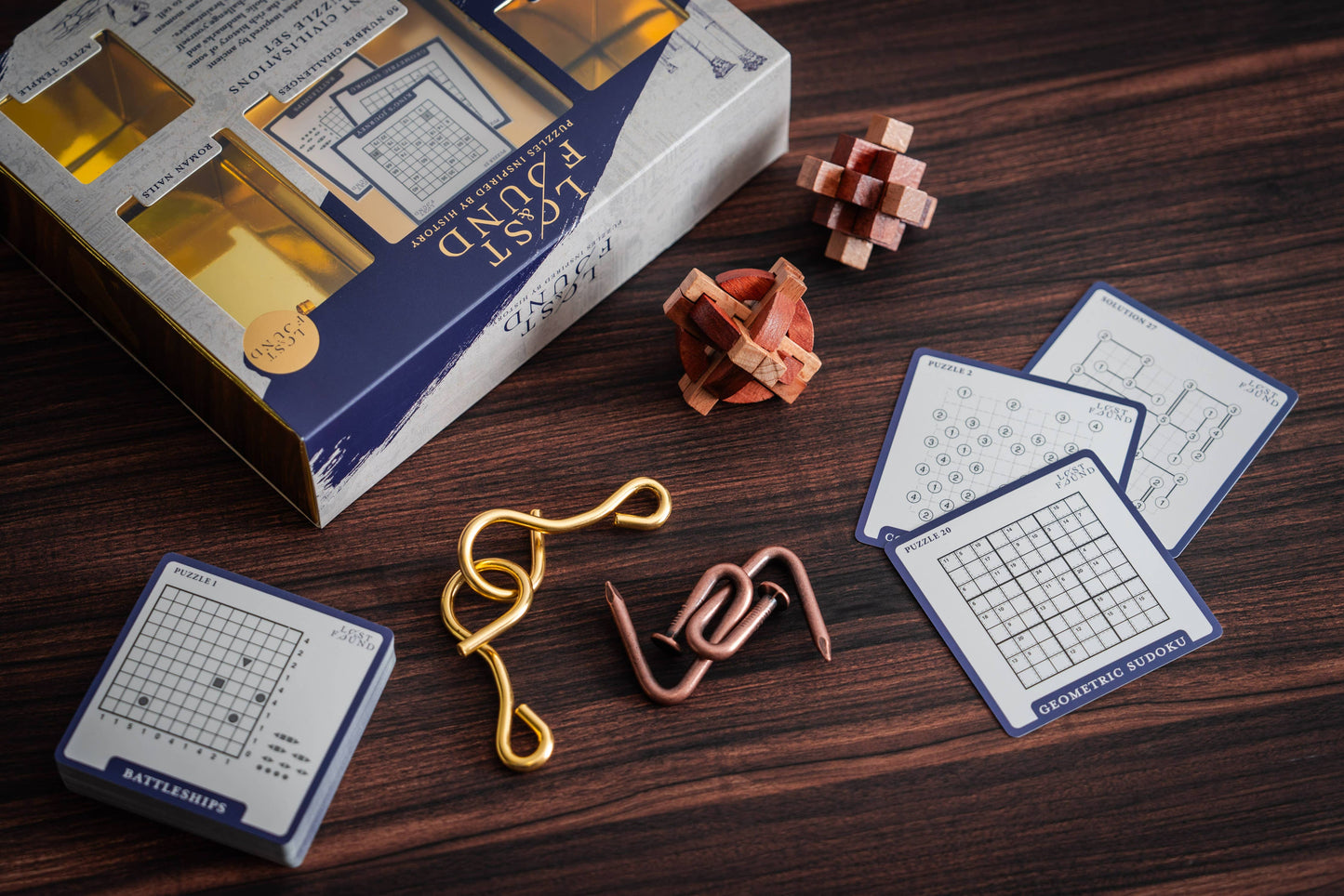 
                  
                    Lost & Found: Ancient Civilization Set of 5 - Wooden Puzzle
                  
                