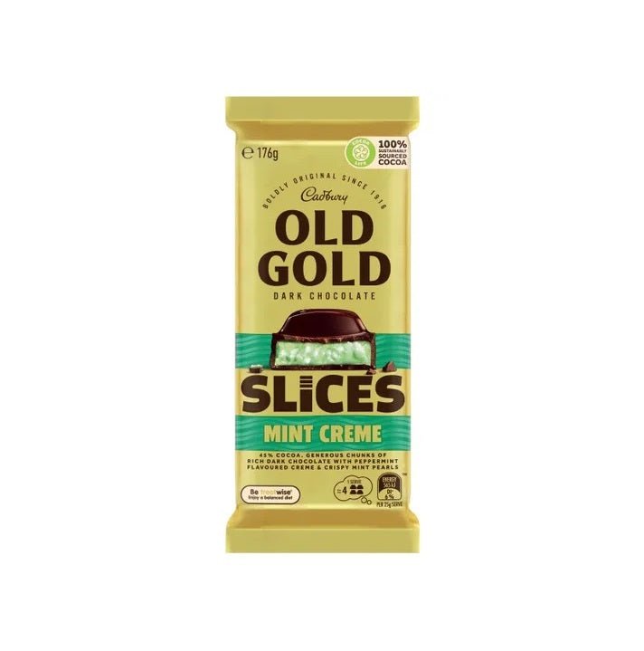 Cadbury's Old Gold Slices Mint Creme 176g - Candy Mail UK