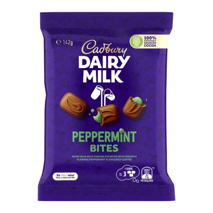 Cadbury's Peppermint Bites (Australia) 142g - Candy Mail UK