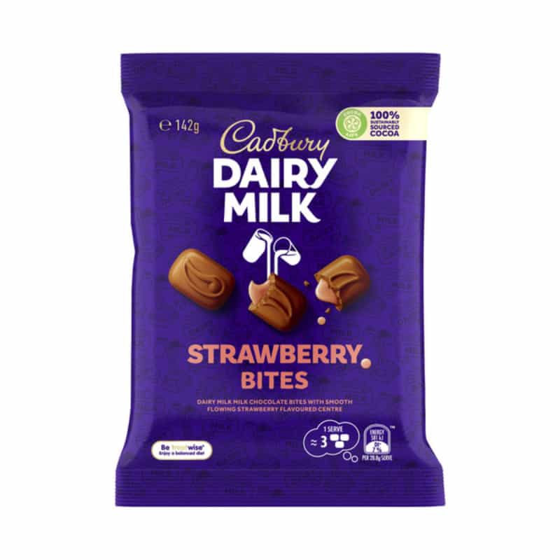 Cadbury's Strawberry Bites (Australia) 142g - Candy Mail UK