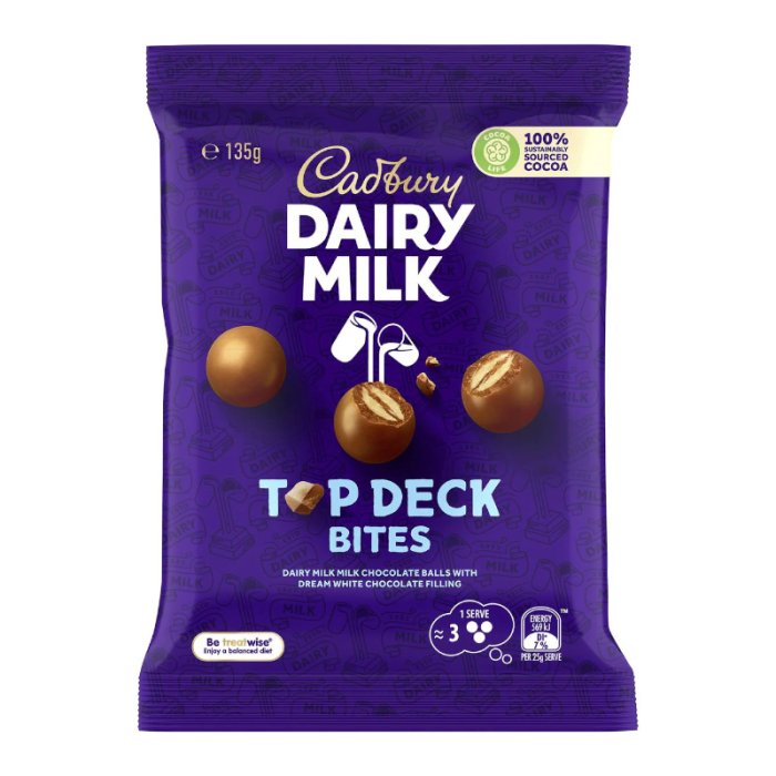 Cadbury's Top Deck Bites (Australia) 135g - Candy Mail UK