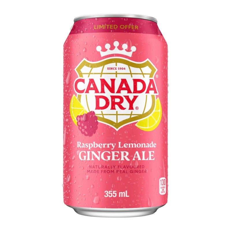 Canada Dry raspberry Lemonade Ginger Ale 355ml - Candy Mail UK