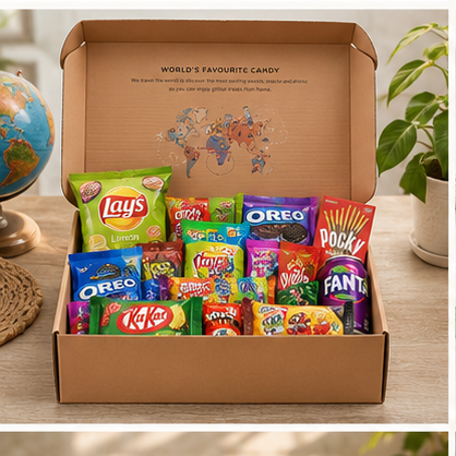 
                  
                    Amerikanische Süßigkeiten und World Candy Supreme Box
                  
                