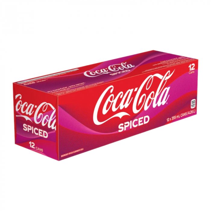 Case of Coca-Cola Raspberry Spiced 12 x 355ml - Candy Mail UK