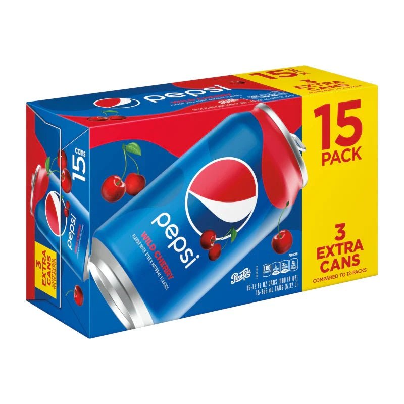 Case of Pepsi Wild Cherry 15 Pack - Candy Mail UK