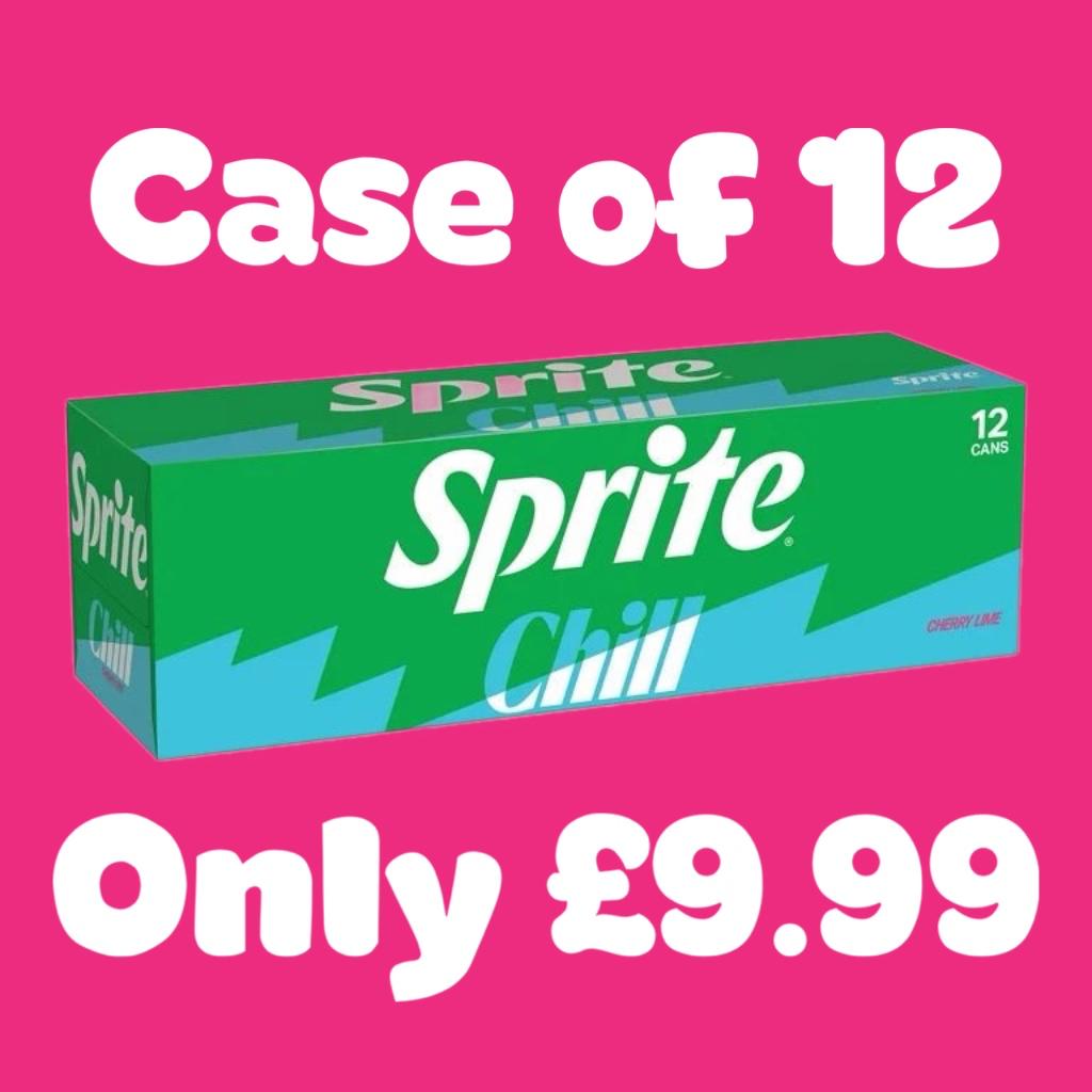 Case of Sprite Chill 12 x 330ml (Pre-Order) - Candy Mail UK – Candymail UK
