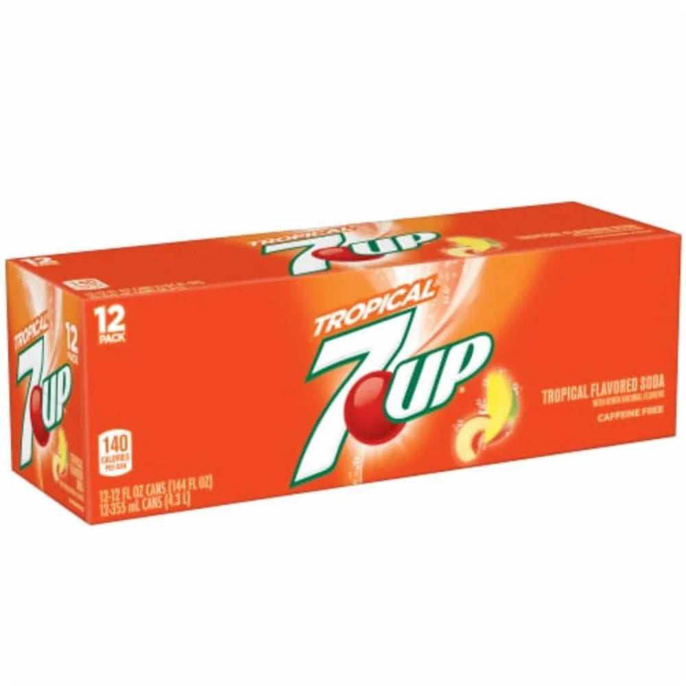 Case of Tropical 7up 12 x 330ml (Pre - Order) - Candy Mail UK