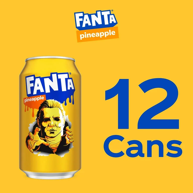Case of Fanta Pineapple Michael Myers (USA) 12 x 355ml