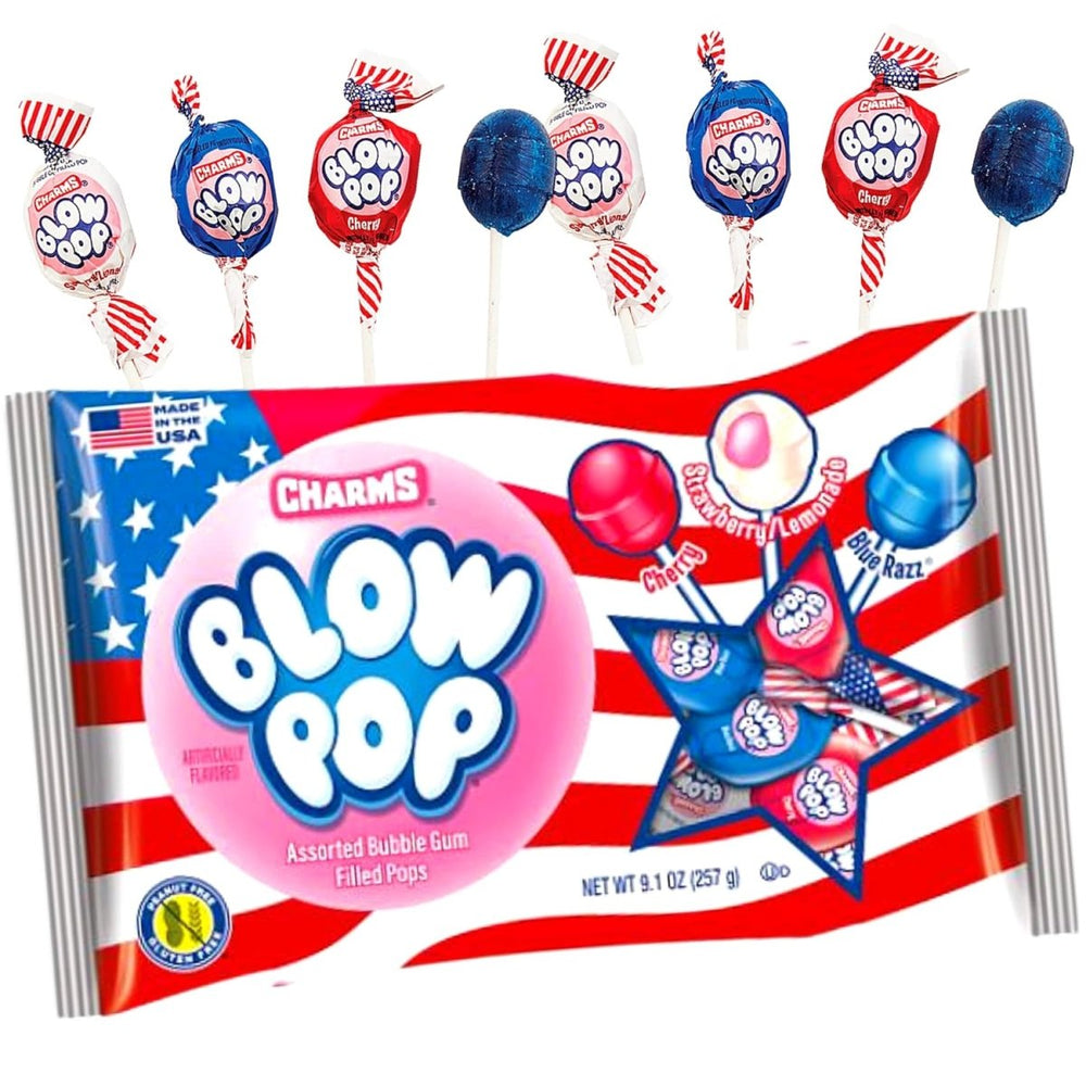 Charms USA Proud Blowpops 18g - Candy Mail UK