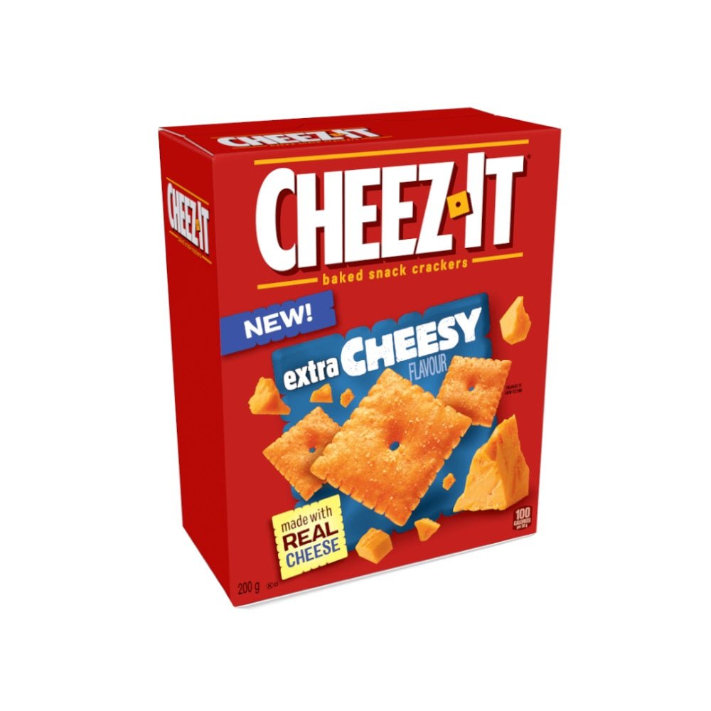 Cheez It Crackers Extra Cheesy (Canada) 200g - Candy Mail UK