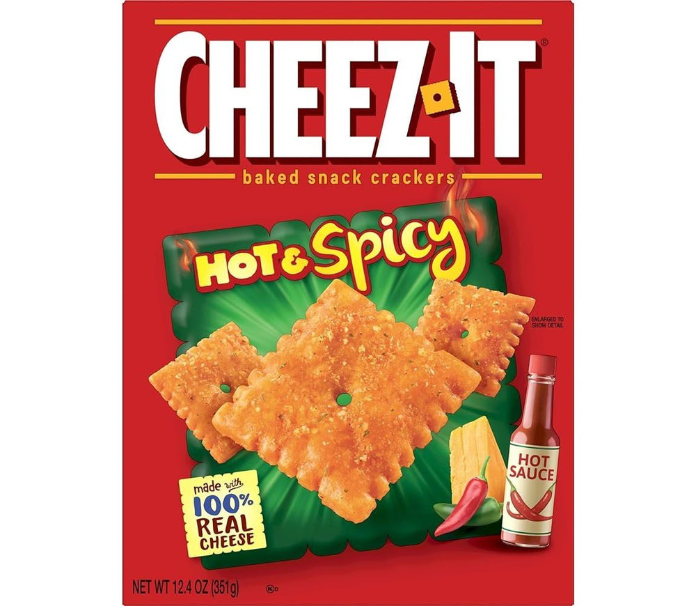 Cheez It Crackers Hot & Spicy 200g (Canada) - Candy Mail UK