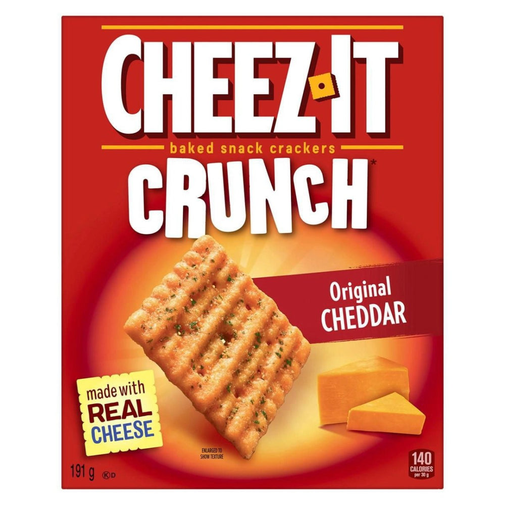 Cheez It Crunch Original Cheddar 191g (Canada) - Candy Mail UK