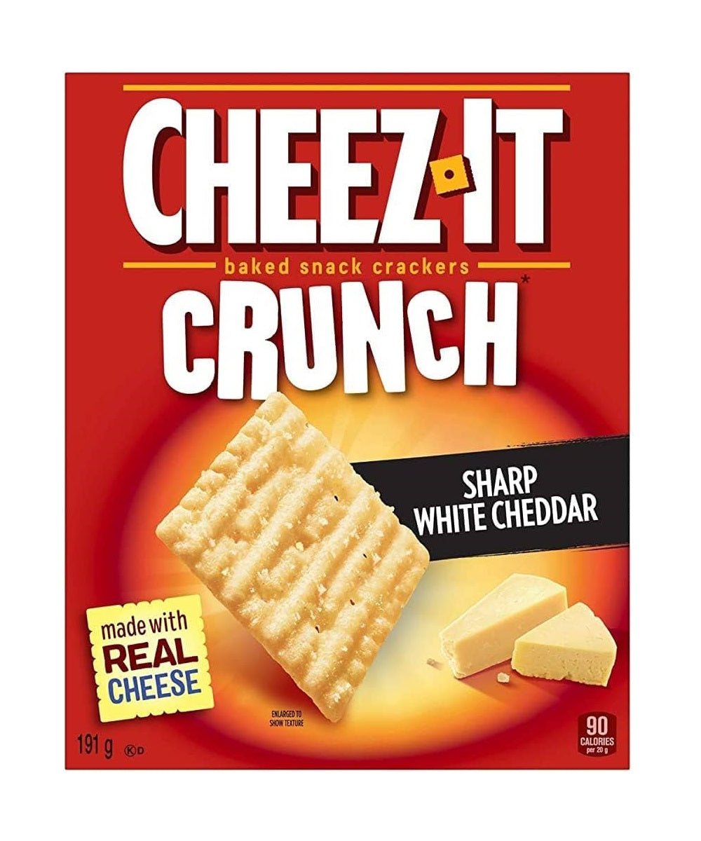 Cheez It Crunch Sharp White Cheddar 191g - Candy Mail UK