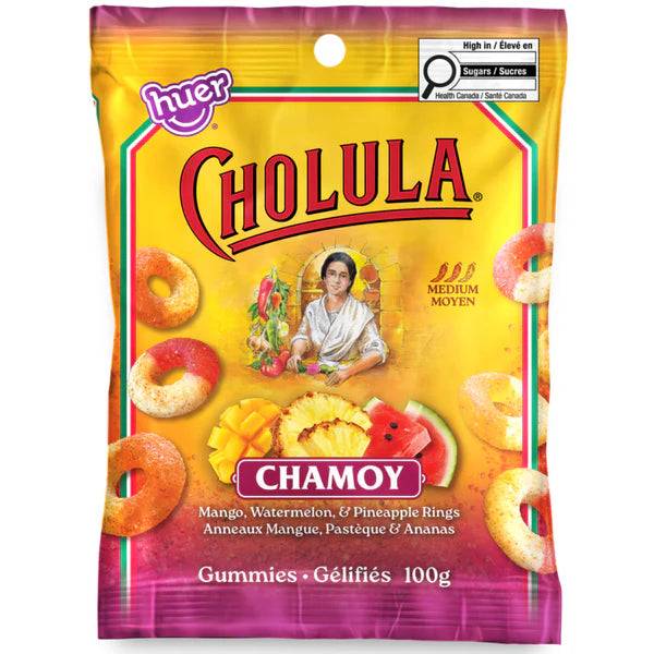
                  
                    Cholula Chamoy Tropical Ring Mix 100g
                  
                