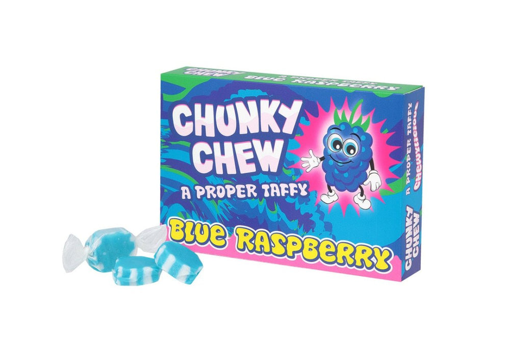 Chunky Chew Blue Raspberry 100g - Candy Mail UK