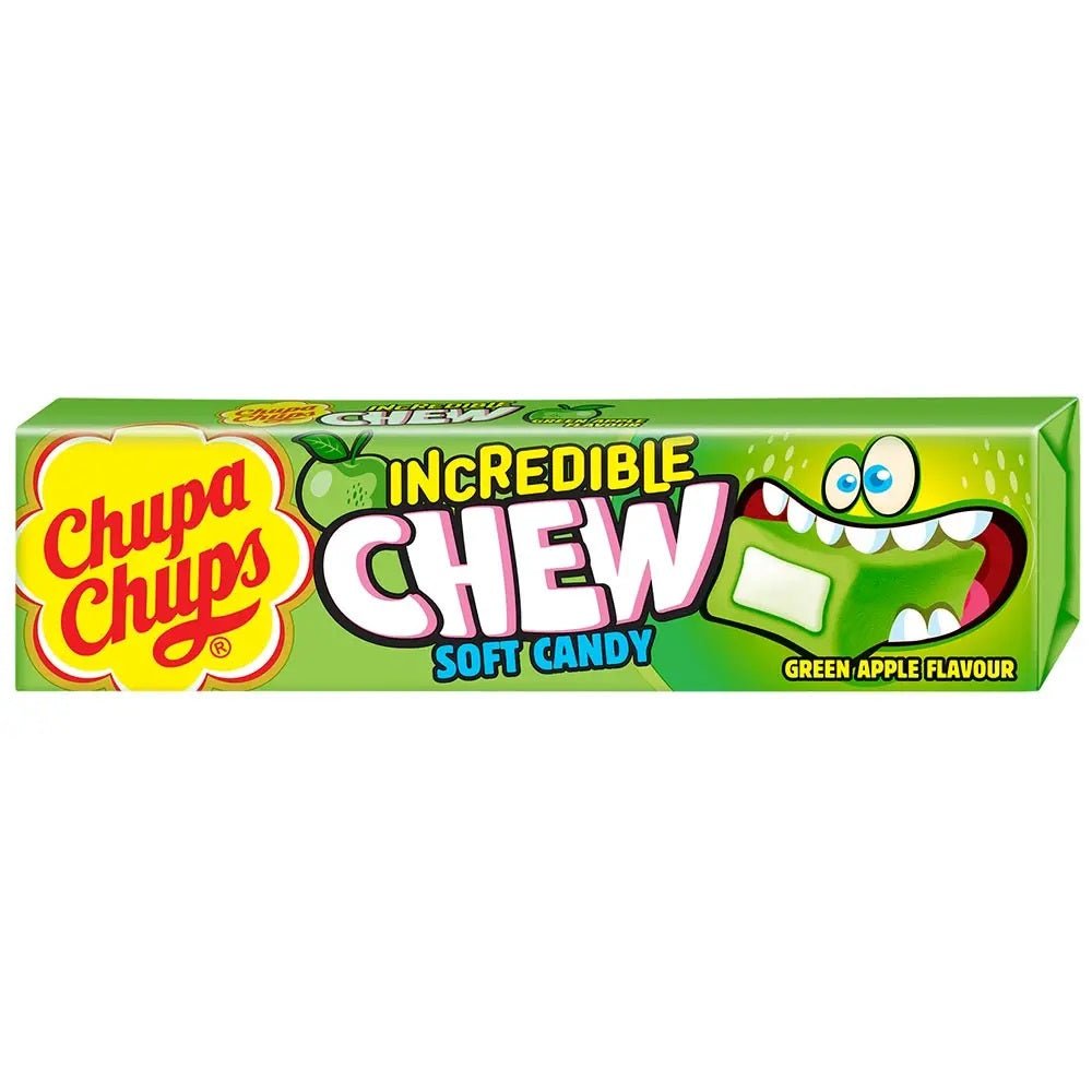 Chupa Chups Apple Incredible Chew Soft Candy 45g - Candy Mail UK