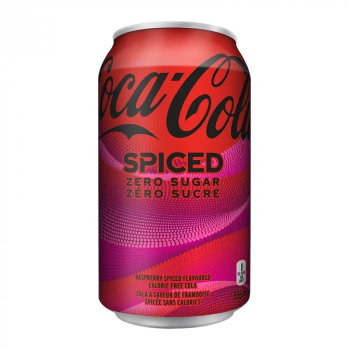 Coca-Cola Raspberry Spiced Zero Sugar 355ml 355ml - Candy Mail UK
