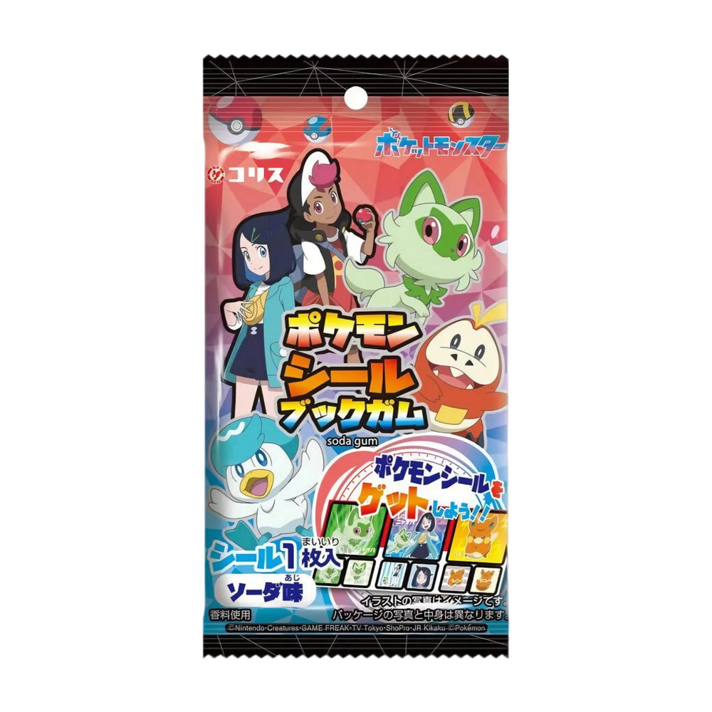 Coris Pokemon Seal Book Soda Gum 4g - Candy Mail UK