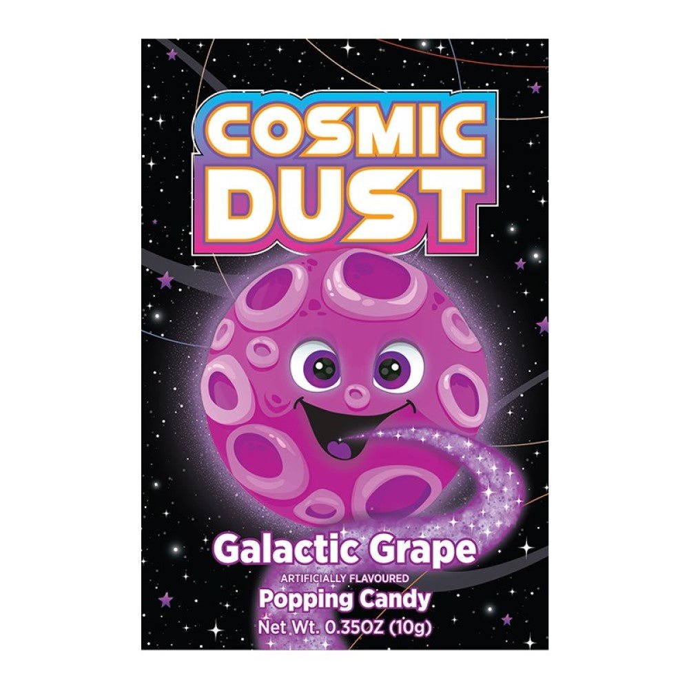 Cosmic Dust Galactic Grape Popping Candy 10g - Candy Mail UK