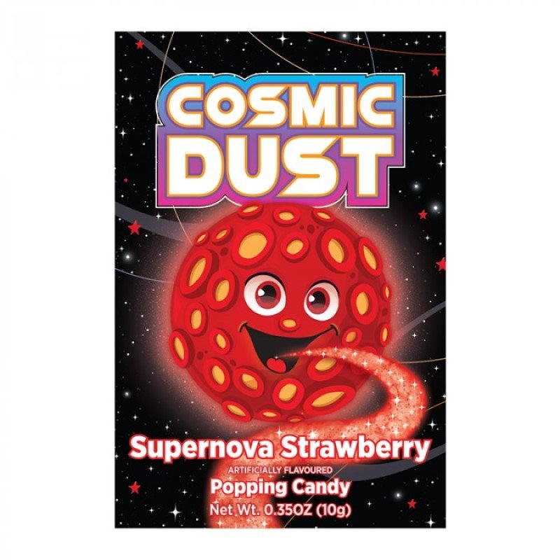 Cosmic Dust Supernova Strawberry Popping Candy 10g - Candy Mail UK