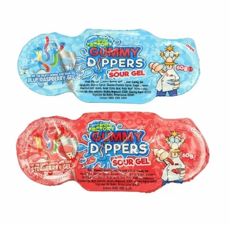 Crazy Candy Factory Gummy Dippers 60g - Candy Mail UK