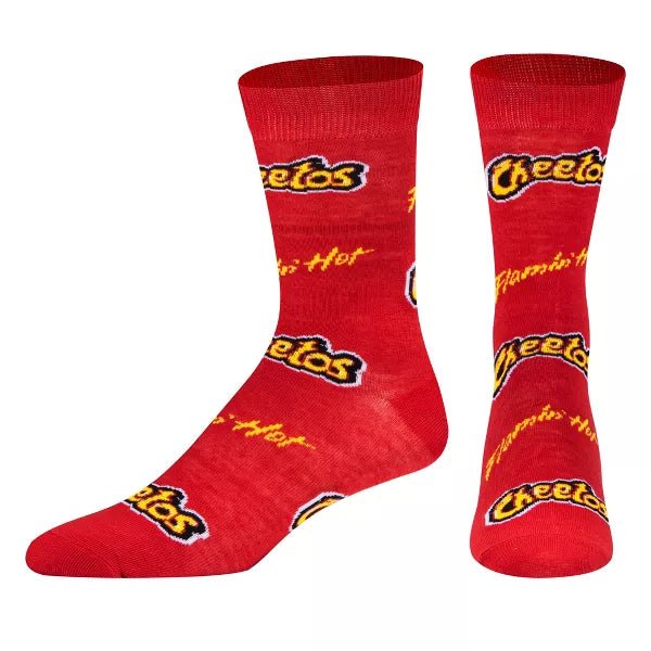 Crazy Socks Flamin Hot Cheetos Novelty Socks - Candy Mail UK