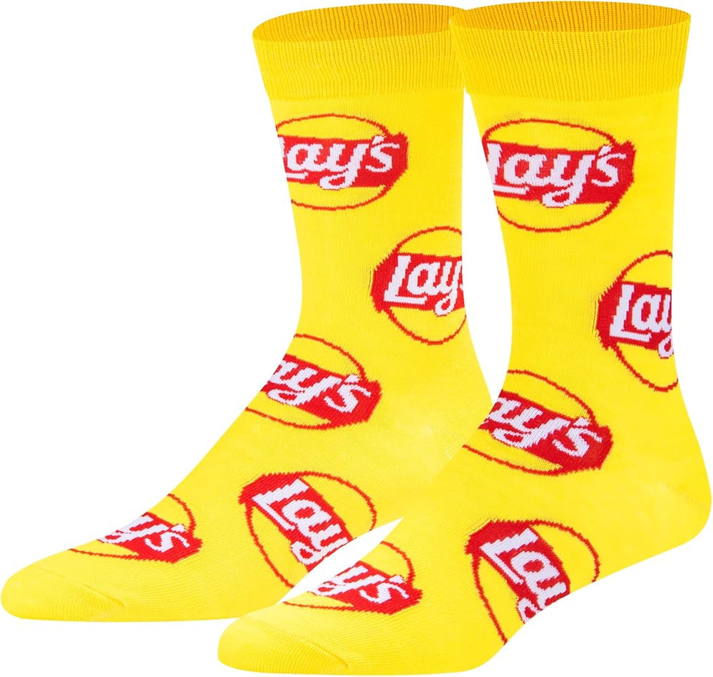 Crazy Socks Lays Potato Chips Novelty Socks - Candy Mail UK