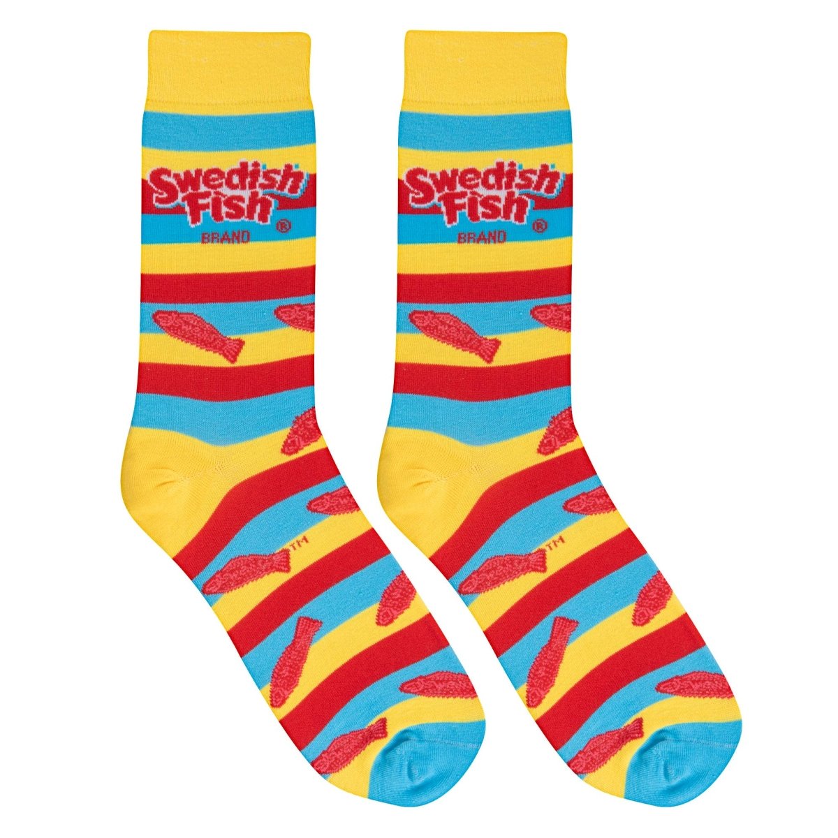 
                  
                    Crazy Socks - Mens Crew - Swedish FishStripes Socks - Candy Mail UK
                  
                