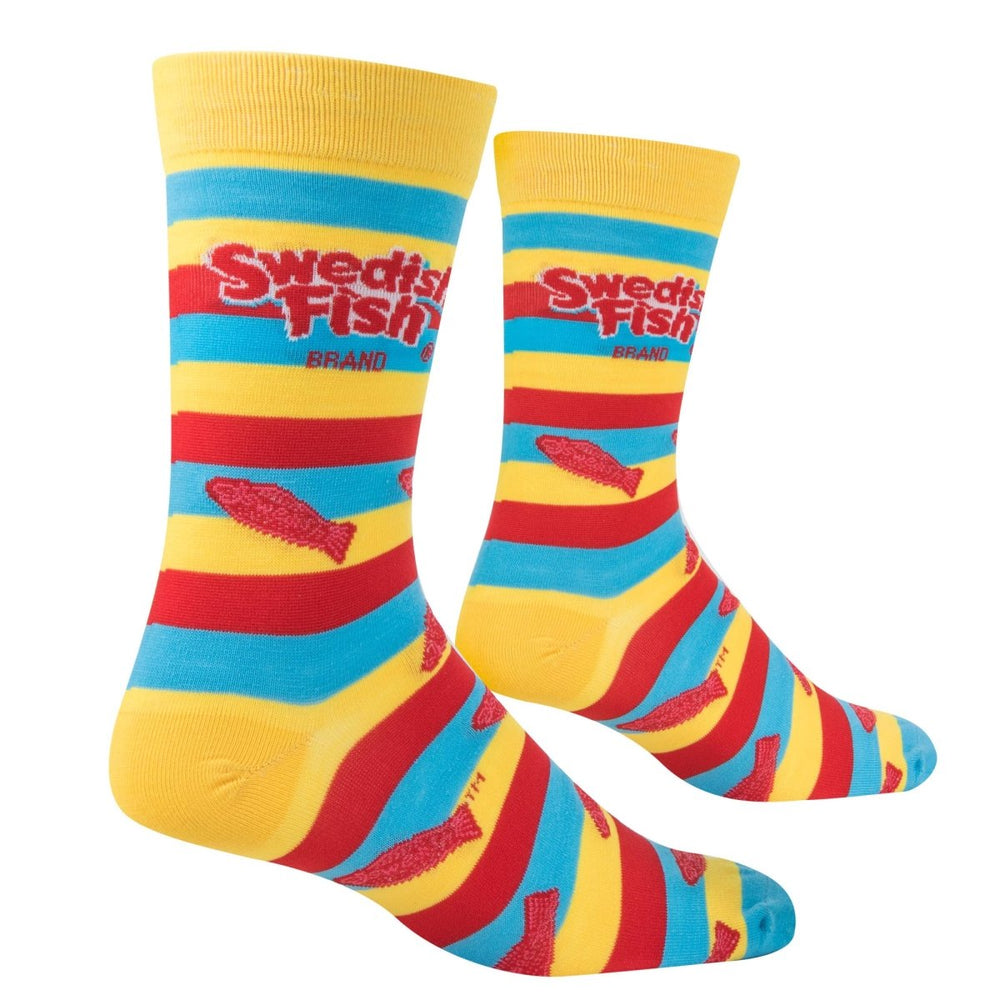 
                  
                    Crazy Socks - Mens Crew - Swedish FishStripes Socks - Candy Mail UK
                  
                