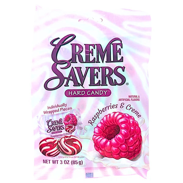 
                  
                    Creme Savers Hard Candy Raspberries & Creme 85g
                  
                