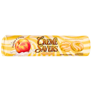 Creme Savers Hard Candy Peaches & Creme 50g