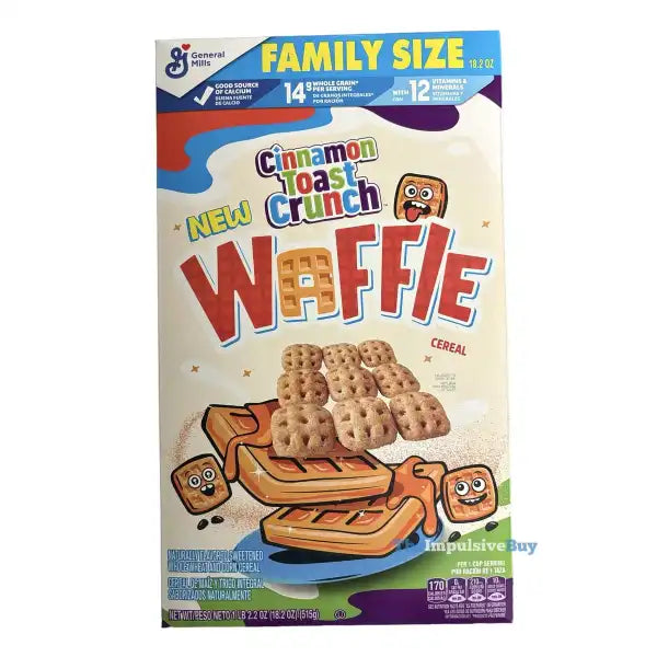Cinnamon Toast Crunch Waffle Cereal – 532g Family Size