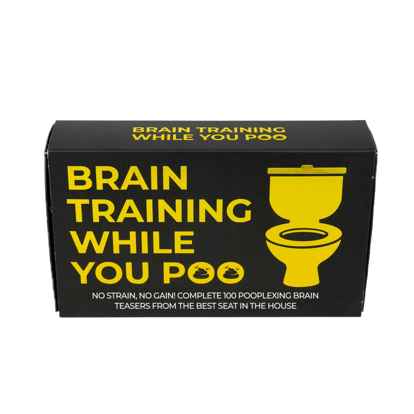 
                  
                    Brain Training While You Poo – Funny Toilet Brain Teaser Cards
                  
                