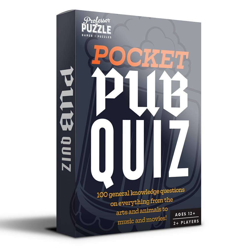 
                  
                    Professor Puzzle Pocket Pub Quiz
                  
                